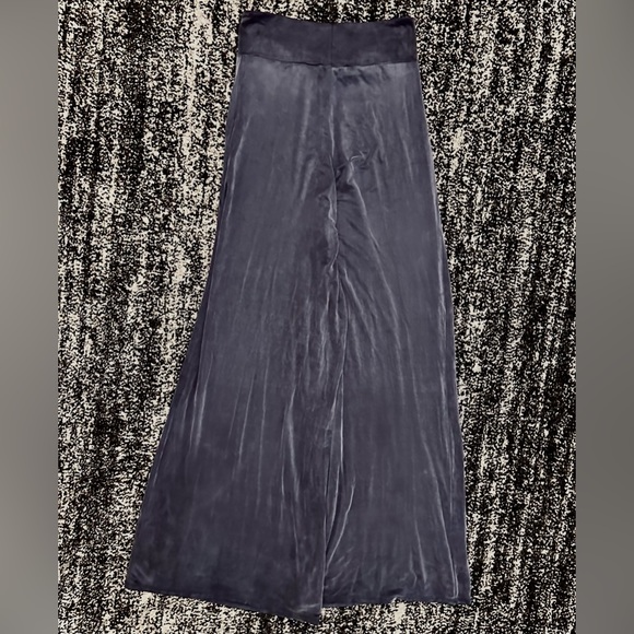 COMMANDO || Vegan Silk Wide-Leg Pants in Steel Blue - SZ XS 💫RARE💫 - Picture 6 of 8